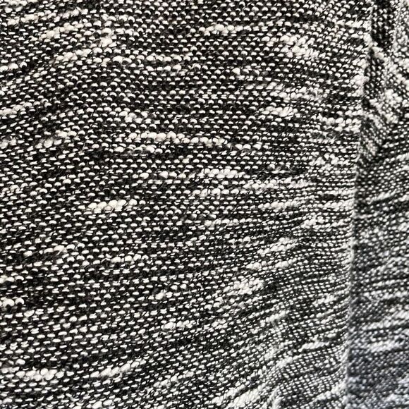 MANGO Basics Black and White Long Open Cardigan with Side Pockets Size Small-Med - Picture 8 of 8